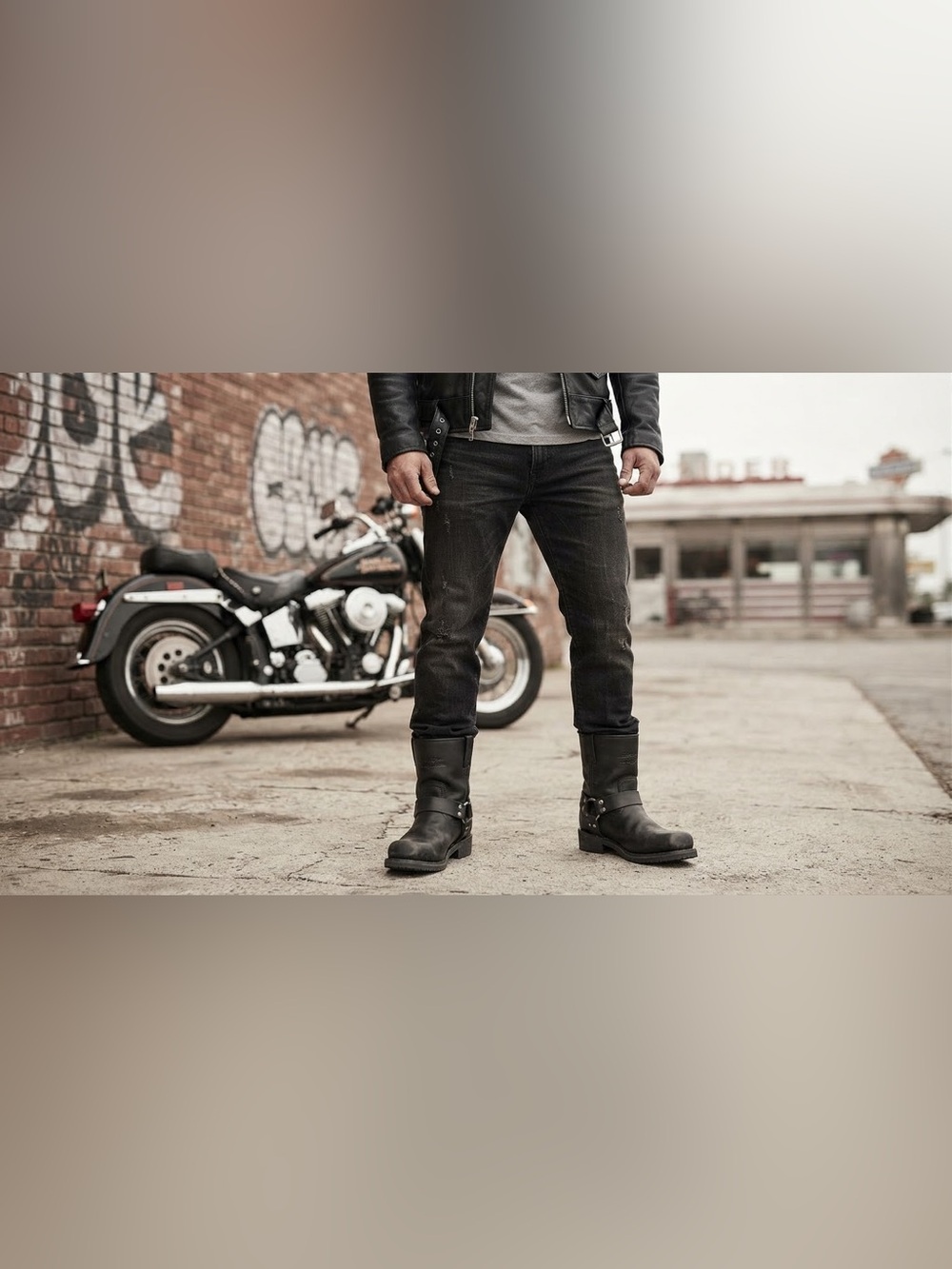 Harley-Davidson Men’s El Paso Harness Boots 7.5 LIKE NEW